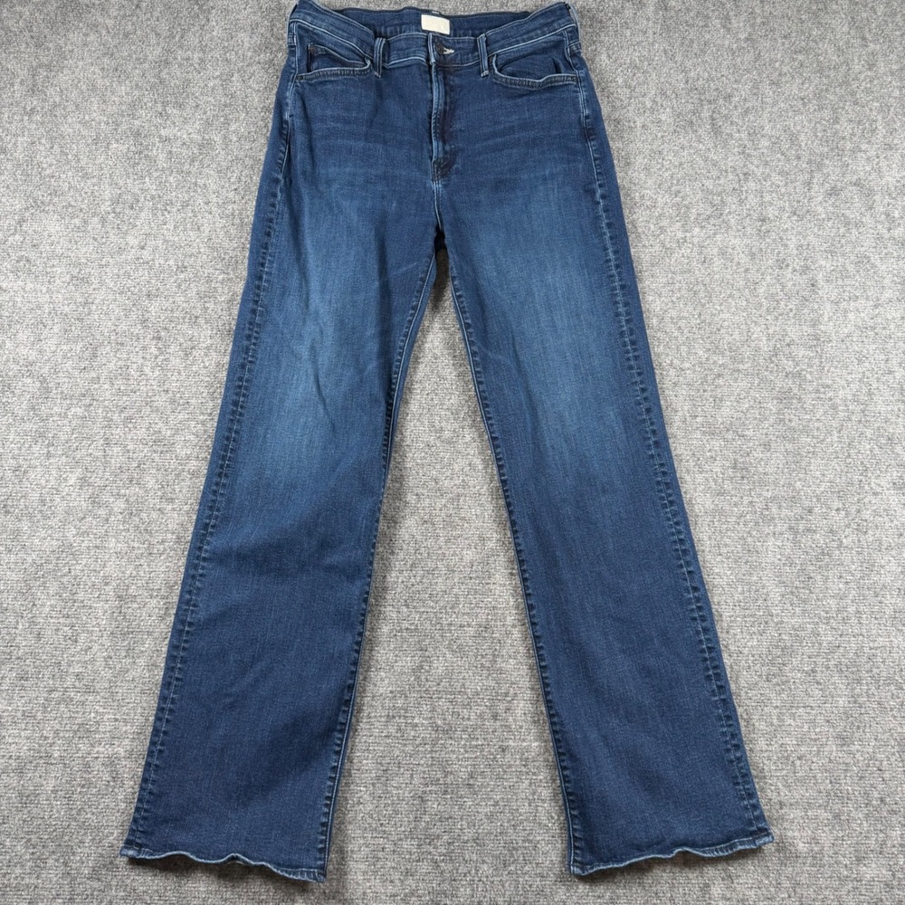 Mother The Kick It Jeans Women 31 Blue I Put A Spell On You High Rise Flare